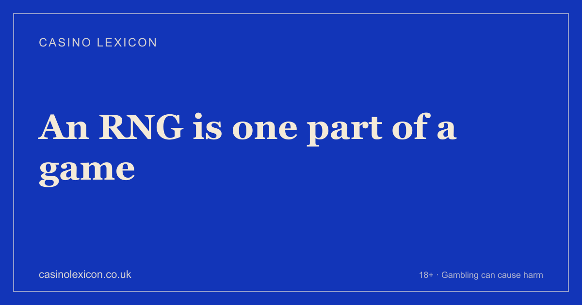 Title card reading “Can casinos adjust the RTP on slot machines? The RNG, and the game rules it is confused with”